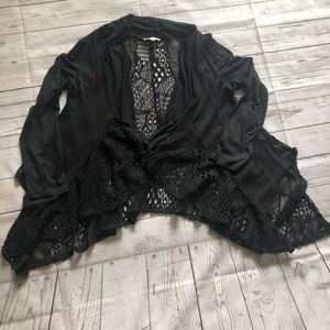 Kenar black cardigan size large